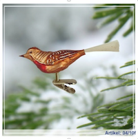 Robin Redbreast, Hazelnut with Angel Hair Tail, Small