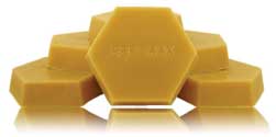 16 oz. Beeswax Hex Block